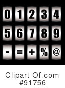 Numbers Clipart #91756 by michaeltravers