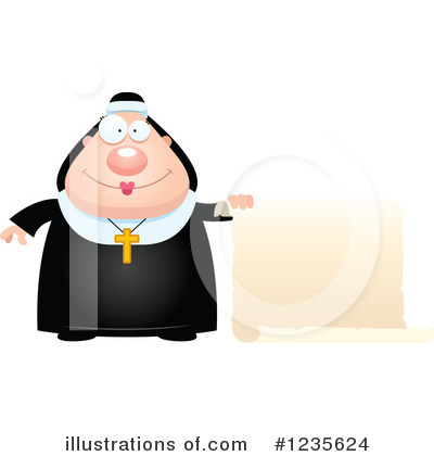 Nun Clipart #1235624 by Cory Thoman