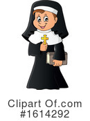 Nun Clipart #1614292 by visekart