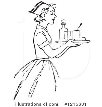 Royalty-Free (RF) Nurse Clipart Illustration by Picsburg - Stock Sample #1215631