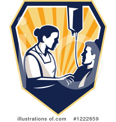 Royalty-Free (RF) Nurse Clipart Illustration by patrimonio - Stock Sample #1222659