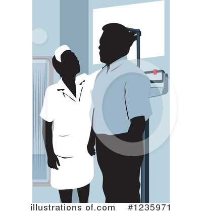 Royalty-Free (RF) Nurse Clipart Illustration by David Rey - Stock Sample #1235971