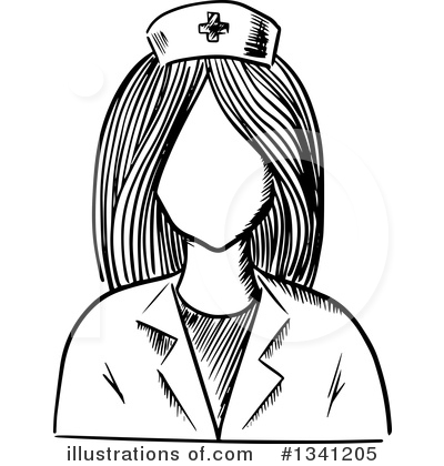 Royalty-Free (RF) Nurse Clipart Illustration by Vector Tradition SM - Stock Sample #1341205