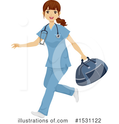 Royalty-Free (RF) Nurse Clipart Illustration by BNP Design Studio - Stock Sample #1531122