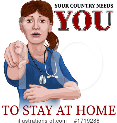 Royalty-Free (RF) Nurse Clipart Illustration by AtStockIllustration - Stock Sample #1719288