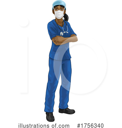 Royalty-Free (RF) Nurse Clipart Illustration by AtStockIllustration - Stock Sample #1756340