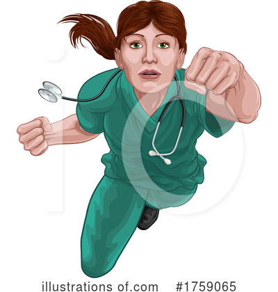 Royalty-Free (RF) Nurse Clipart Illustration by AtStockIllustration - Stock Sample #1759065