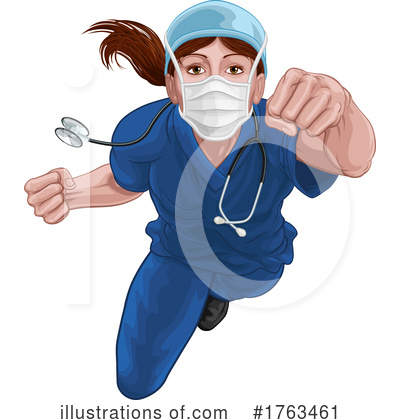 Royalty-Free (RF) Nurse Clipart Illustration by AtStockIllustration - Stock Sample #1763461