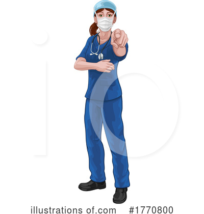Nurse Clipart #1770800 by AtStockIllustration