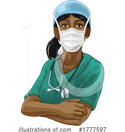 Royalty-Free (RF) Nurse Clipart Illustration by AtStockIllustration - Stock Sample #1777597