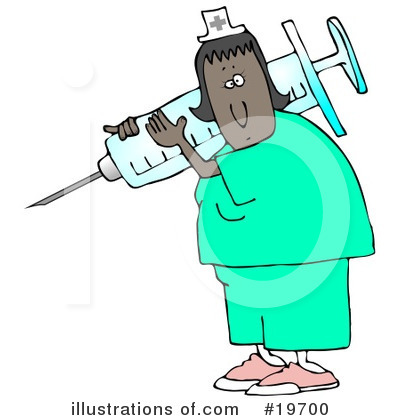 Royalty-Free (RF) Nurse Clipart Illustration by djart - Stock Sample #19700