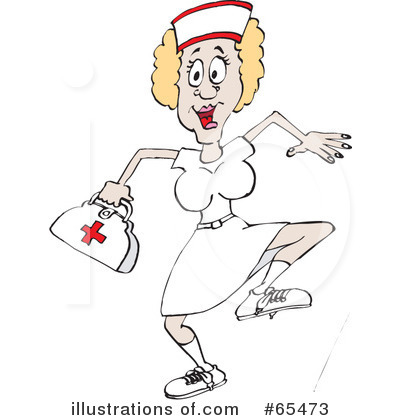 Royalty-Free (RF) Nurse Clipart Illustration by Dennis Holmes Designs - Stock Sample #65473