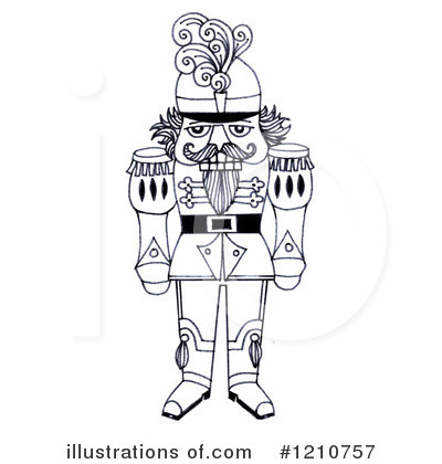 Royalty-Free (RF) Nutcracker Clipart Illustration by LoopyLand - Stock Sample #1210757