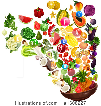 Vitamins Clipart #1608227 by Vector Tradition SM
