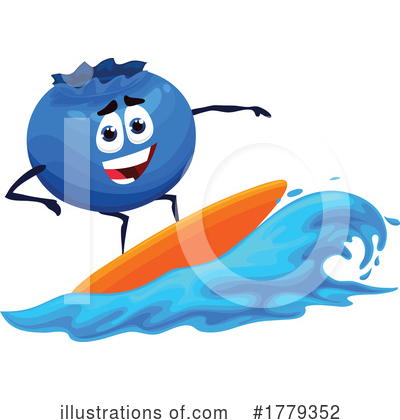 Surfing Clipart #1779352 by Vector Tradition SM