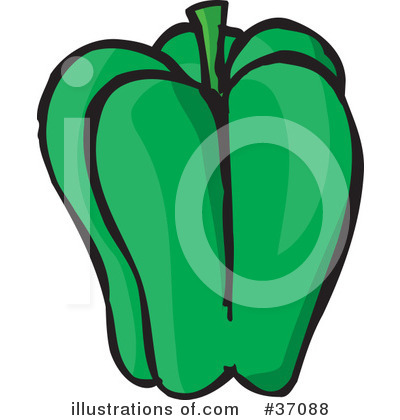 Vegetables Clipart #37088 by Dennis Holmes Designs