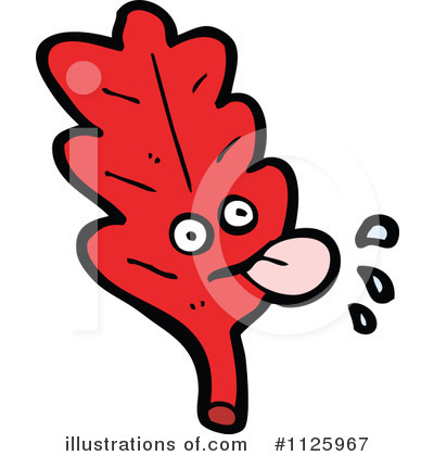 Royalty-Free (RF) Oak Leaf Clipart Illustration by lineartestpilot - Stock Sample #1125967