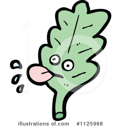 Royalty-Free (RF) Oak Leaf Clipart Illustration by lineartestpilot - Stock Sample #1125968