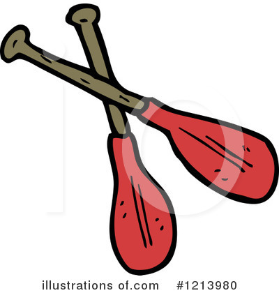 Royalty-Free (RF) Oars Clipart Illustration by lineartestpilot - Stock Sample #1213980