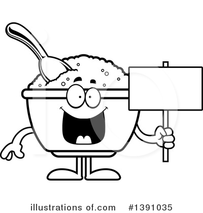 Oatmeal Mascot Clipart #1391035 by Cory Thoman