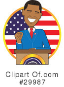 Obama Clipart #29987 by Maria Bell