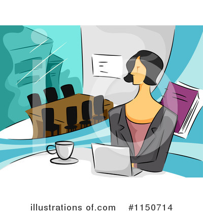 Business Woman Clipart #1150714 by BNP Design Studio