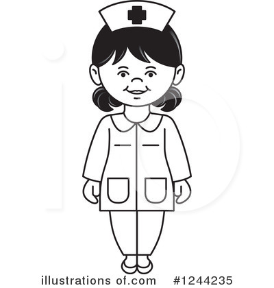 Nurse Clipart #1244235 by Lal Perera