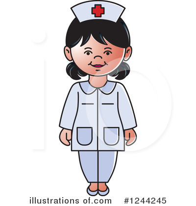 Nurse Clipart #1244245 by Lal Perera