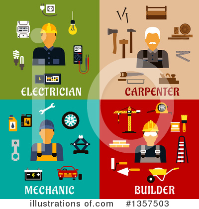 Royalty-Free (RF) Occupation Clipart Illustration by Vector Tradition SM - Stock Sample #1357503