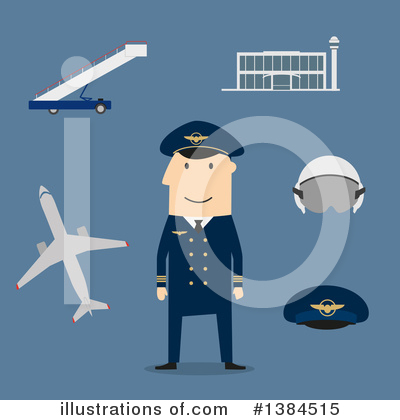 Pilot Clipart #1384515 by Vector Tradition SM