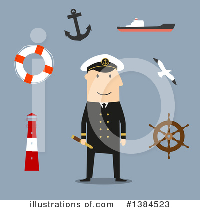 Sailor Clipart #1384523 by Vector Tradition SM