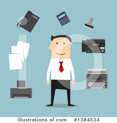 Office Clipart #1384534 by Vector Tradition SM