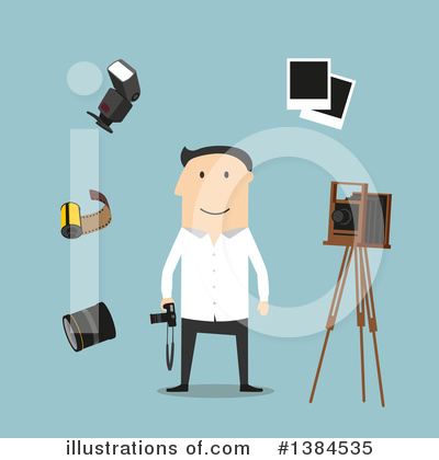 Photographer Clipart #1384535 by Vector Tradition SM
