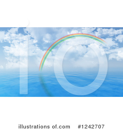 Rainbow Clipart #1242707 by KJ Pargeter