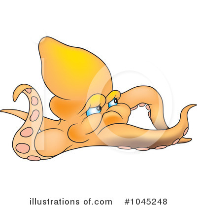 Royalty-Free (RF) Octopus Clipart Illustration by dero - Stock Sample #1045248