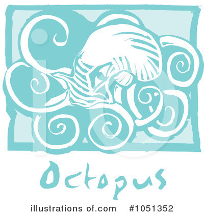 Royalty-Free (RF) Octopus Clipart Illustration by xunantunich - Stock Sample #1051352