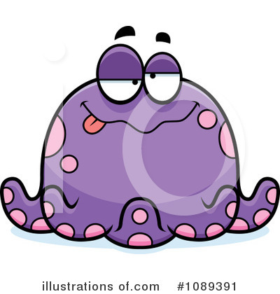Royalty-Free (RF) Octopus Clipart Illustration by Cory Thoman - Stock Sample #1089391