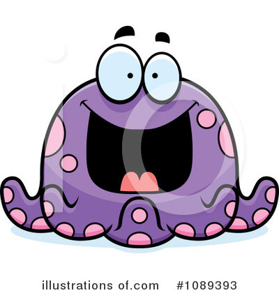 Royalty-Free (RF) Octopus Clipart Illustration by Cory Thoman - Stock Sample #1089393