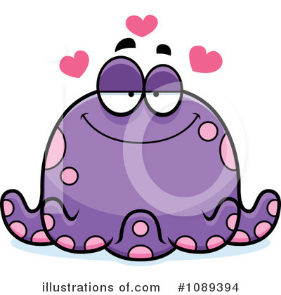 Royalty-Free (RF) Octopus Clipart Illustration by Cory Thoman - Stock Sample #1089394