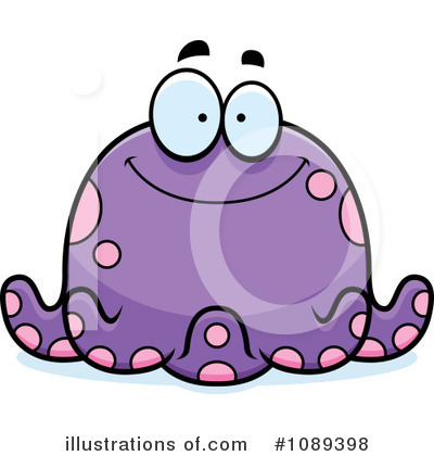 Royalty-Free (RF) Octopus Clipart Illustration by Cory Thoman - Stock Sample #1089398