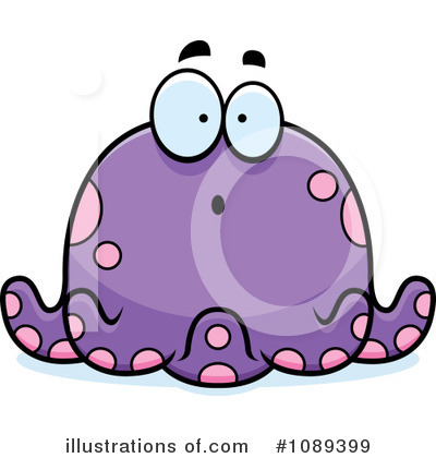 Royalty-Free (RF) Octopus Clipart Illustration by Cory Thoman - Stock Sample #1089399