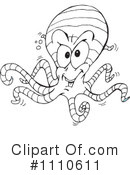 Octopus Clipart #1110611 by Dennis Holmes Designs