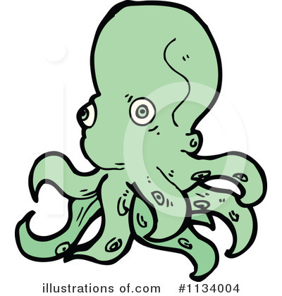 Octopus Clipart #1134004 by lineartestpilot