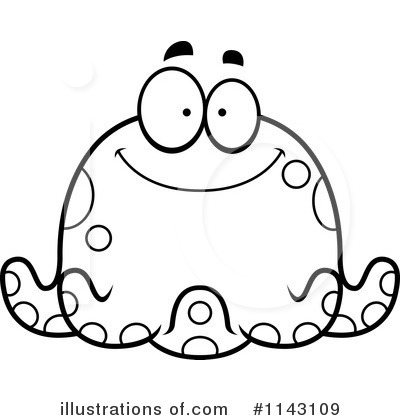 Royalty-Free (RF) Octopus Clipart Illustration by Cory Thoman - Stock Sample #1143109