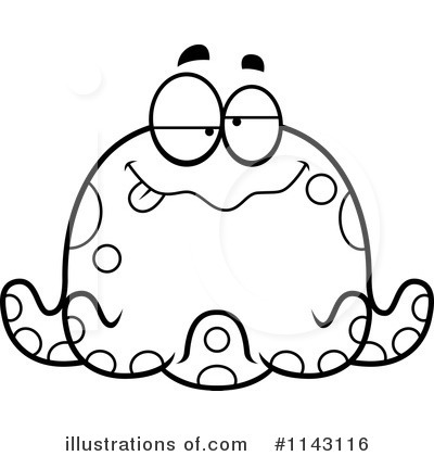 Royalty-Free (RF) Octopus Clipart Illustration by Cory Thoman - Stock Sample #1143116