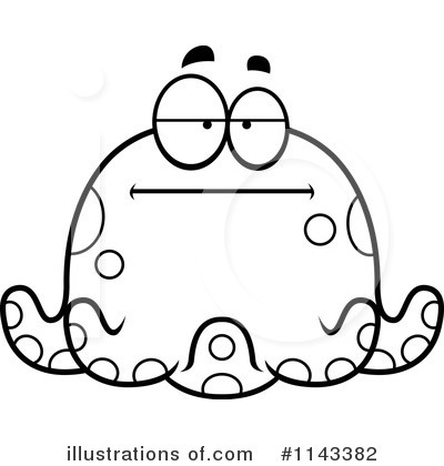 Royalty-Free (RF) Octopus Clipart Illustration by Cory Thoman - Stock Sample #1143382