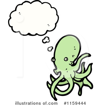 Royalty-Free (RF) Octopus Clipart Illustration by lineartestpilot - Stock Sample #1159444