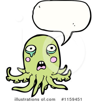 Royalty-Free (RF) Octopus Clipart Illustration by lineartestpilot - Stock Sample #1159451