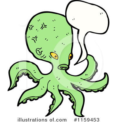 Royalty-Free (RF) Octopus Clipart Illustration by lineartestpilot - Stock Sample #1159453