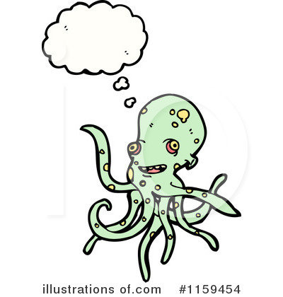 Royalty-Free (RF) Octopus Clipart Illustration by lineartestpilot - Stock Sample #1159454